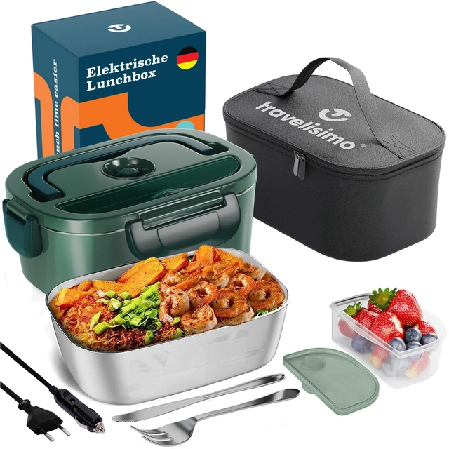 Lunchbox electric, 80W, 1.5litri, alimentare 12/24/240V