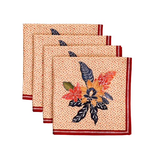 Set 4 x servet de masa 33x48cm, 100% bumbac, motiv Kalahari