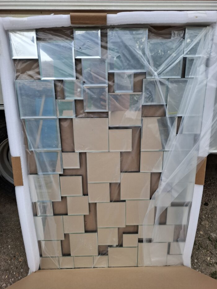 Oglinda decorativa de perete, fara rama, spate din MDF, 60x90cm - imagine 7