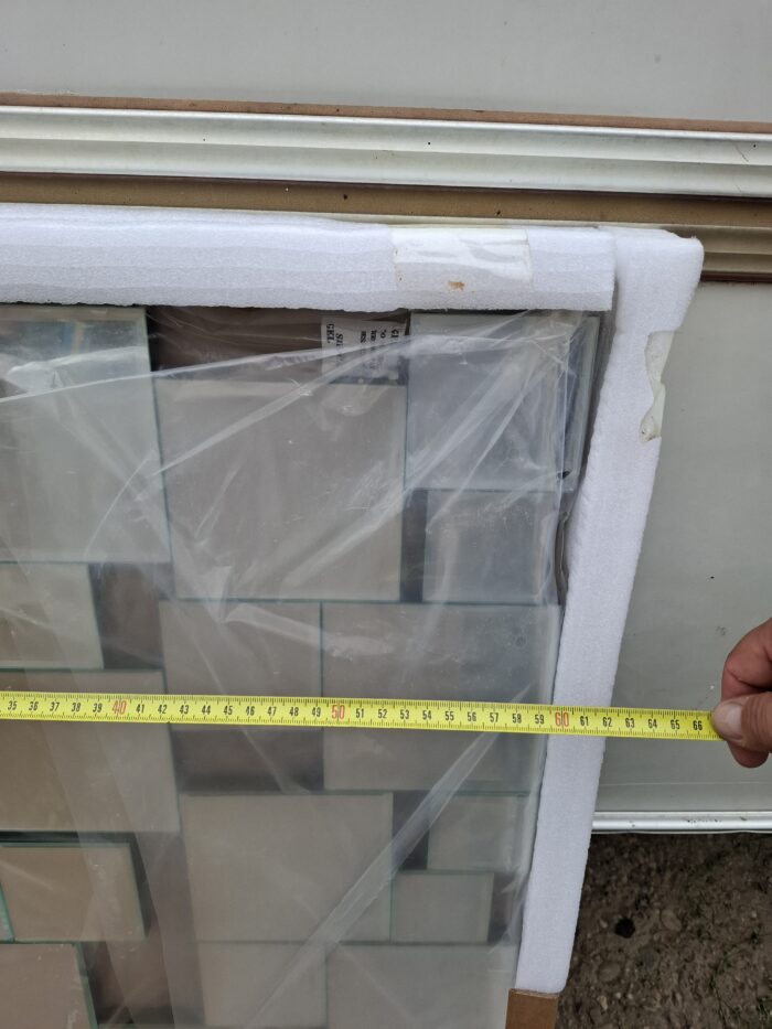 Oglinda decorativa de perete, fara rama, spate din MDF, 60x90cm - imagine 4