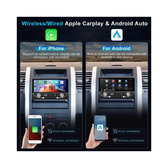 Radio auto cu Android 13, wi-fi, bluetooth, GPS, navigatie, touch screen, camera mers inapoi, comanda pe volan - imagine 5