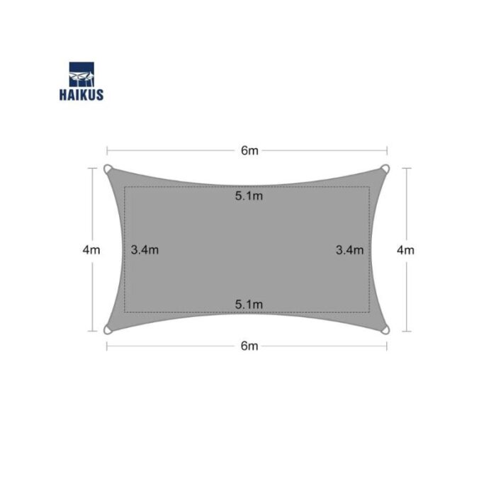 Plasa de umbrire din HDPE, rezistenta la UV 98%, 6X4m, permeabila la apa - imagine 4