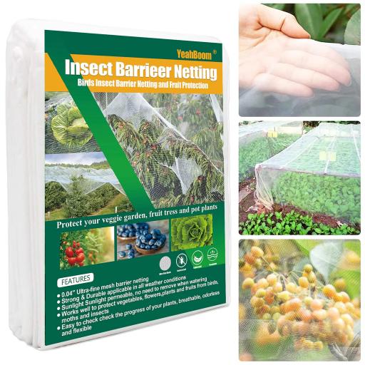 Plasa impotriva insectelor, pentru gradina, 3x10m