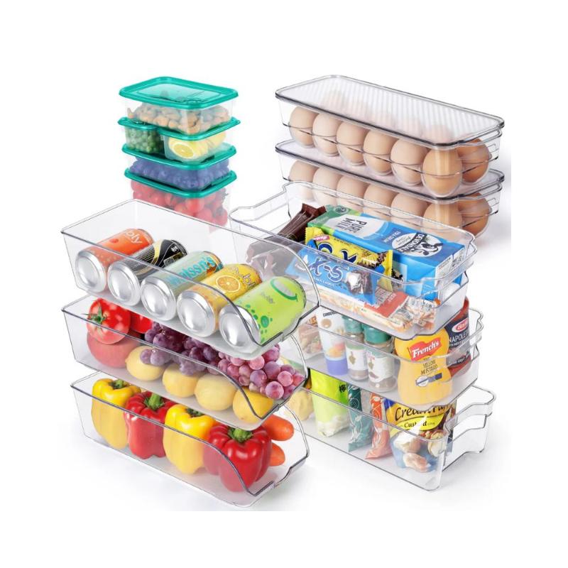 Set organizare frigider din 13 bucati, fara BPA