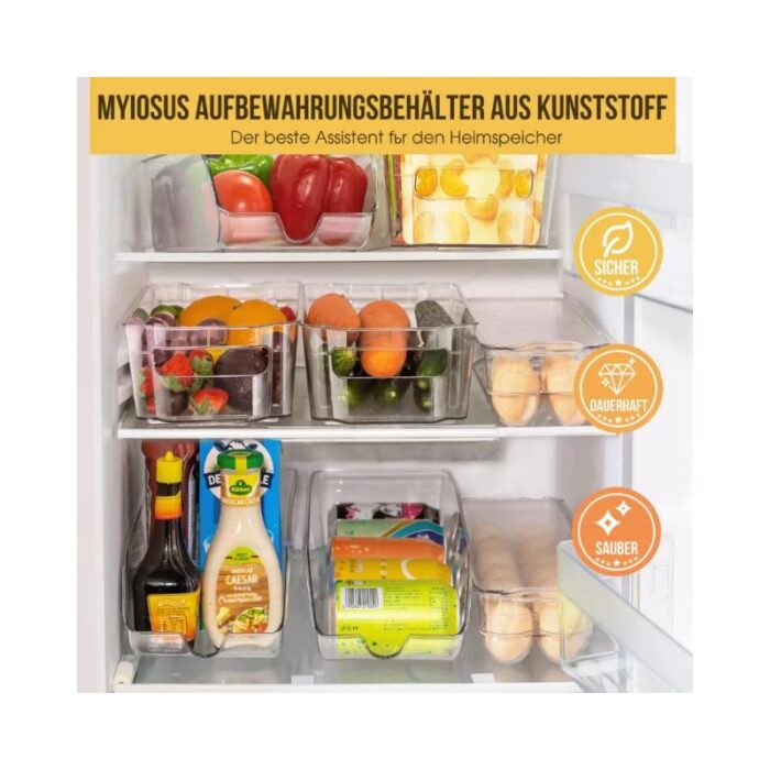 Set organizare frigider din 13 bucati, fara BPA - imagine 2