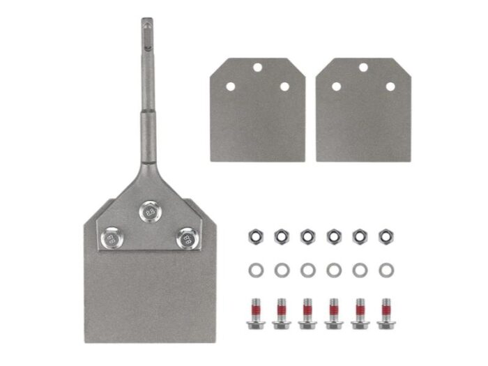 Dalta SDS Plus, 250x100mm, cu doua lame de rezerva, pentru mocheta, adeziv de podea, parchet PVC