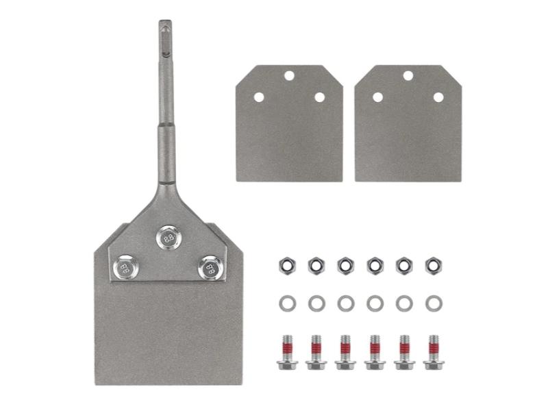 Dalta SDS Plus, 250x100mm, cu doua lame de rezerva, pentru mocheta, adeziv de podea, parchet PVC