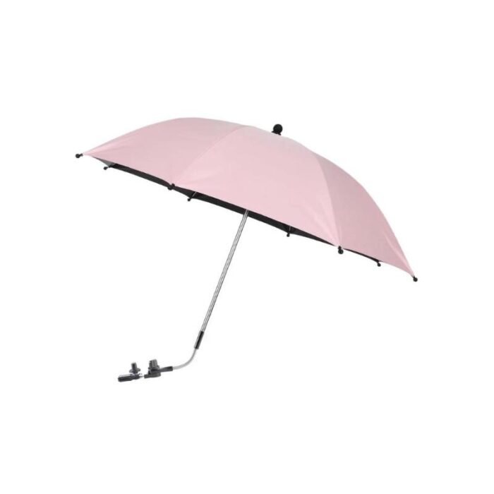 Umbrela protectie carucior copii, diametru 75cm, clips de prindere 18-40mm, gat flexibil, protectie UV99%