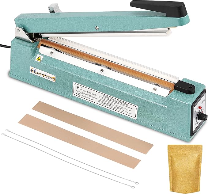 Aparat termic de sigilat pungi, alimentare 230V, latime de lucru 200-500mm, portabil