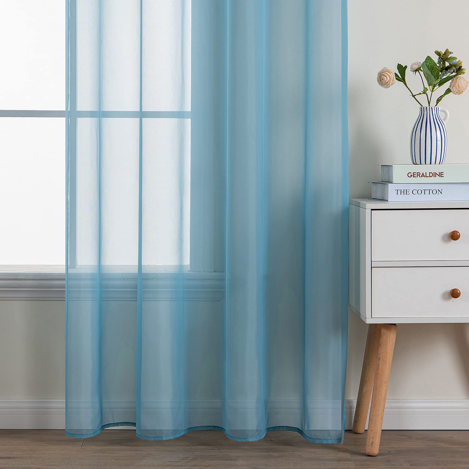 Set 2 x perdea transparenta
