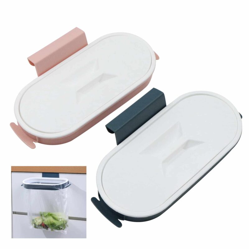 Suport suspendat pentru saci de gunoi, pentru colectarea deseurilor de bucatarie (2 buc.)