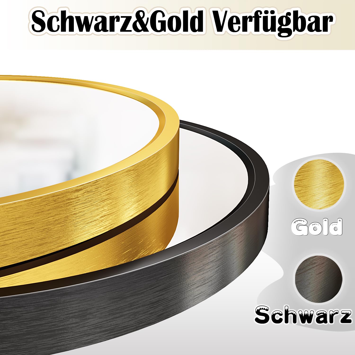 Oglinda de podea, mare, 160X50cm, partea de sus arcuita, rama aurie - imagine 5