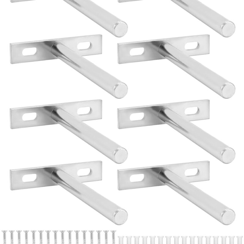 QWORK® Suporturi de raft flotant, pachet de 8 buc. x 100 mm