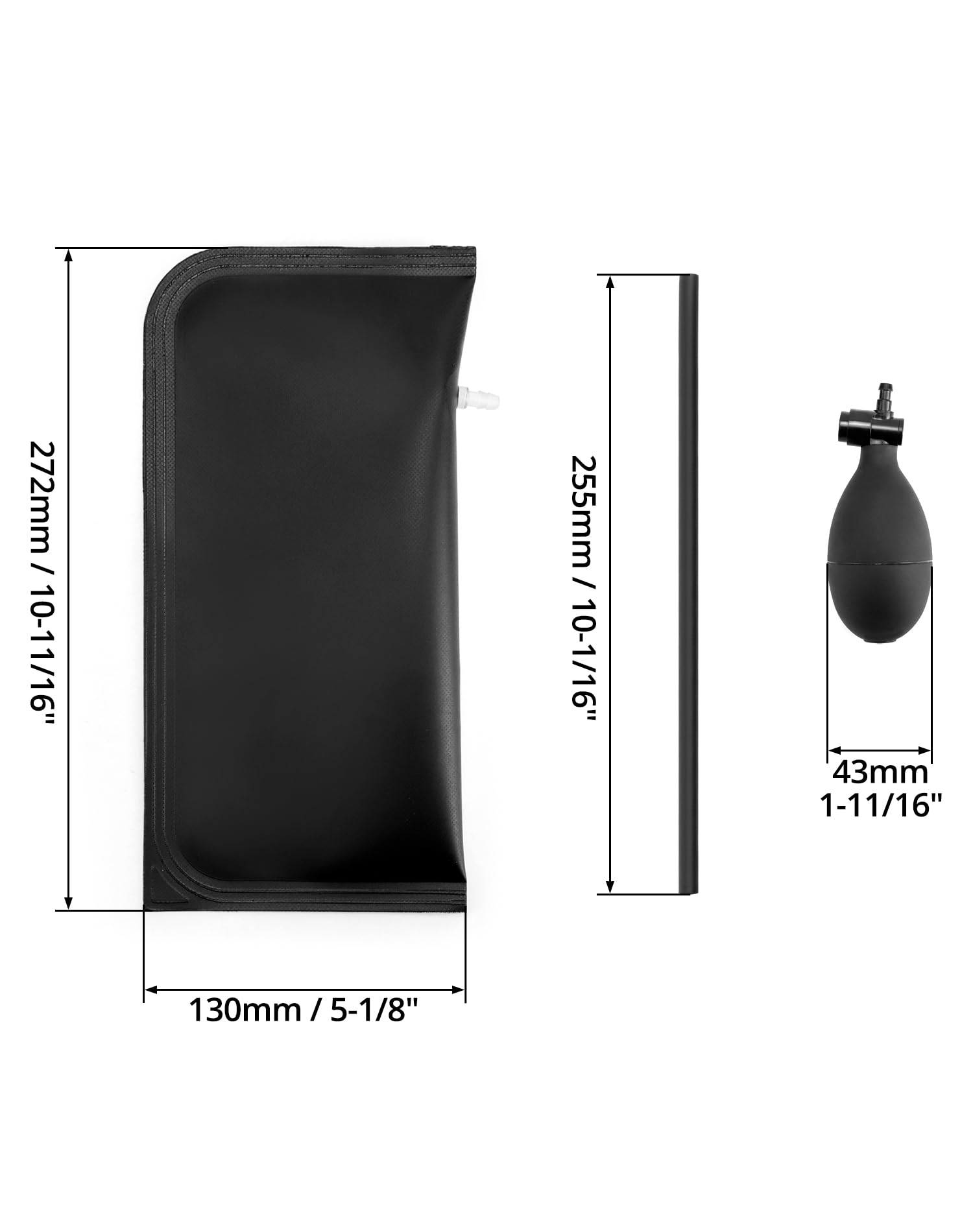 Perne QWORK® 2 bucăți, de ridicare, sarcina pana la 200 kg (dreptunghi mare) - imagine 3