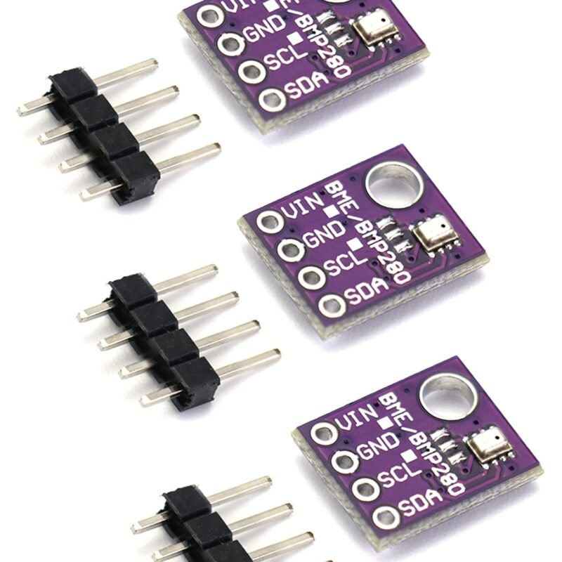 Senzor barometric QWORK® BMP280 de 5 V, pentru temperatura si presiune a aerului