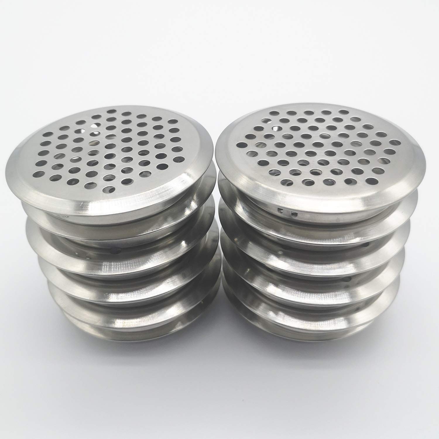 Grila de ventilatie din inox, 53 mm, rotundă, 12 buc. - imagine 4