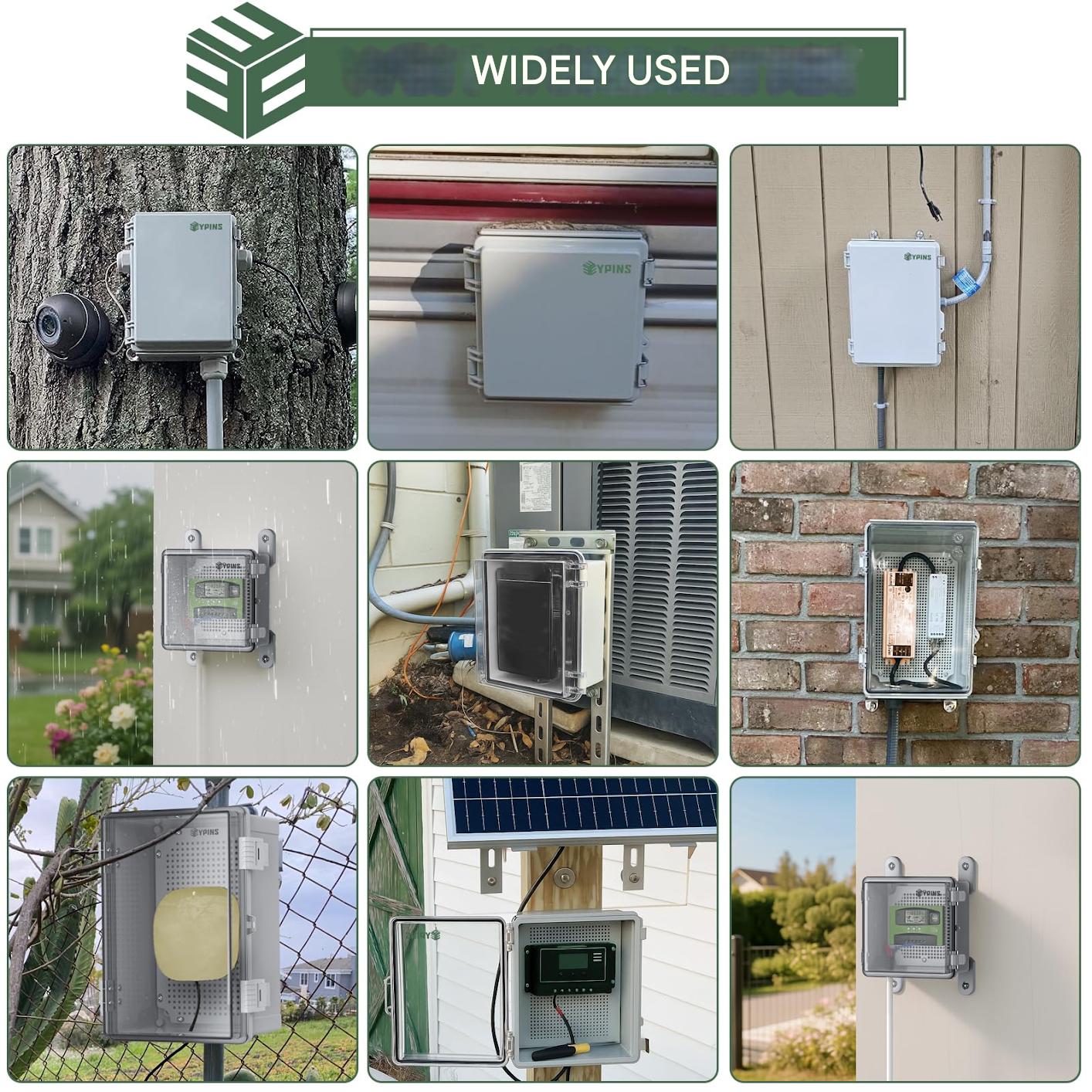 Cutie de distributie electrica, impermeabila IP67, cu capac transparent, accesorii de montare si incuietoare incluse, 300x200x160 mm - imagine 6