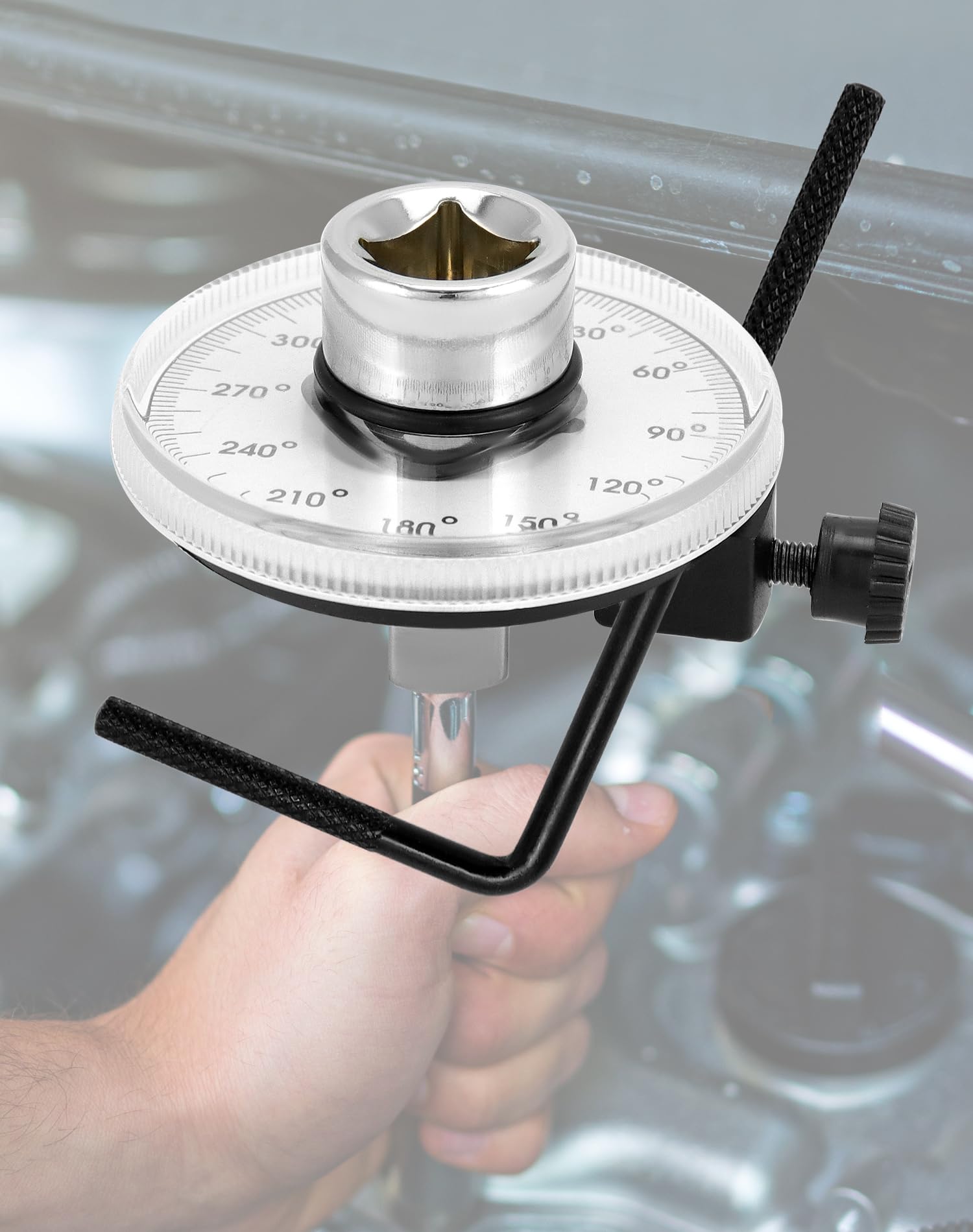 Indicator de unghi, de cuplu pentru mecanici auto, 1/2" (12,5mm), 360 de grade - imagine 5