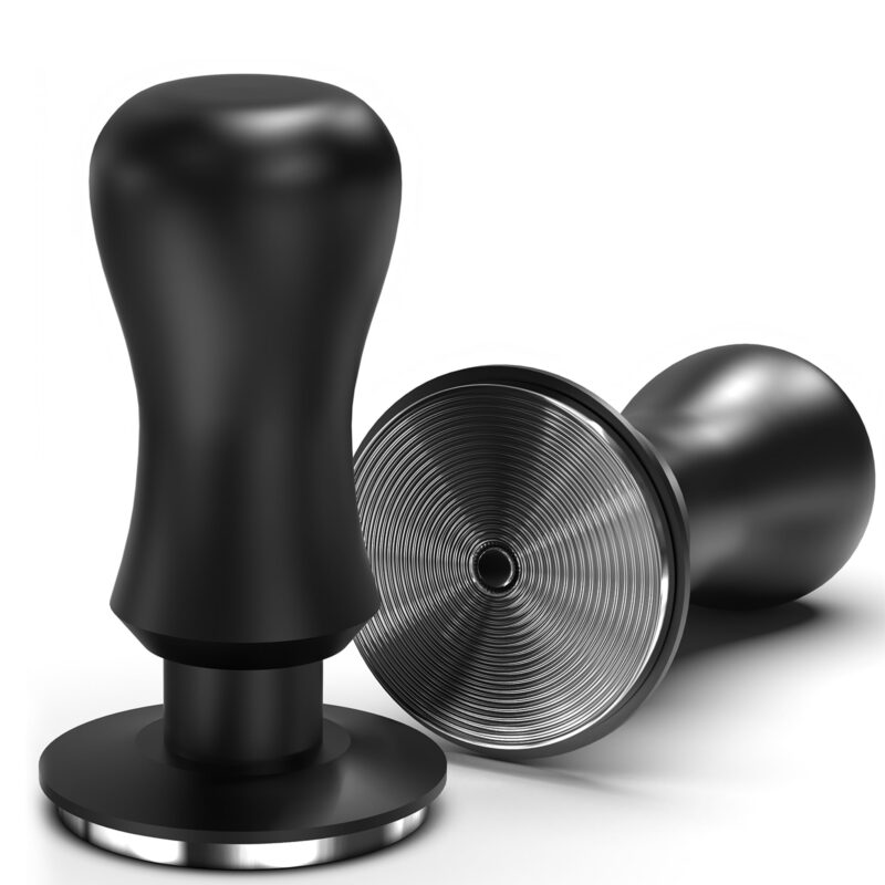 Tamper cafea, 51 mm, otel inoxidabil, calibrat, presiune 2 bari