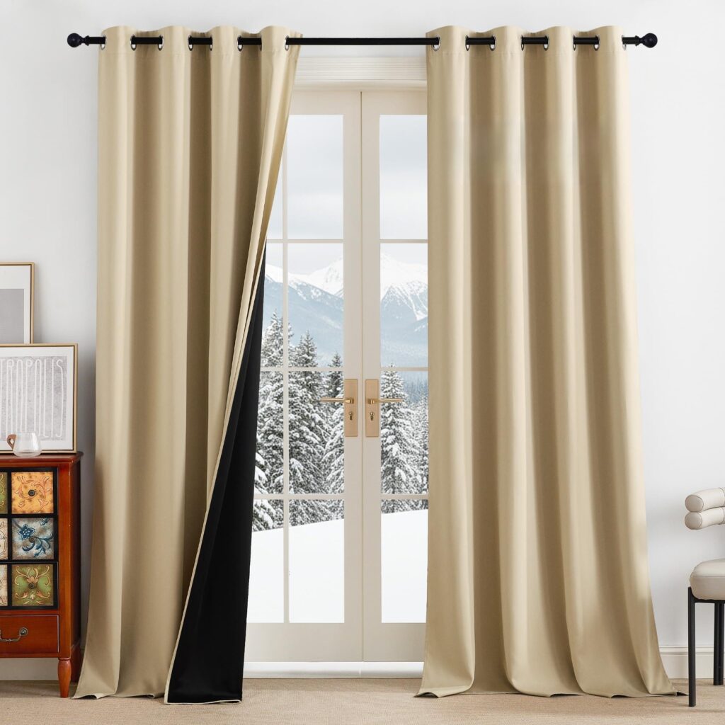 Draperii opace bej