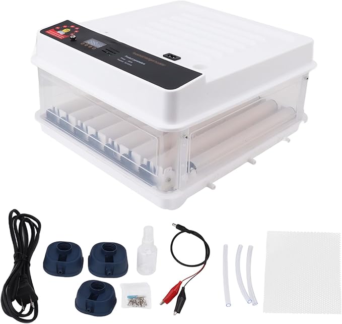 Incubator automat pentru 30 de oua de gaina sau 75 de oua de prepelita, cu control al temperaturii si umiditatii